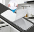 Bairuiin 12 Closet Counter pacs Metal Adhesive Strips for Magnetic Under Cabinet Lights for Stick-on Magnet Light