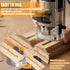 12 1 (70mm) in Adjustable Router Jig, Versatile Router Fluting Jig for Precise Flutes, Woodworking Router Table
