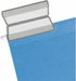 Smead Hanging File Folder with Erasable ProTab, 1/3-Cut Tabs, Adjustable Position, Letter Size, Blue, 20 per Box