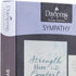 DaySpring - 12 Sympathy Boxed Cards and Envelopes (77541) - Strength Hope Comfort, 4 Design Assortment with Scripture