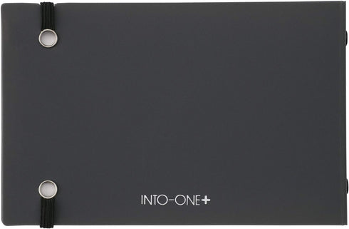 Maruman FM63-11 Loose Leaf Binder, Mini Size, Into One Plus, 5 Holes, Gray