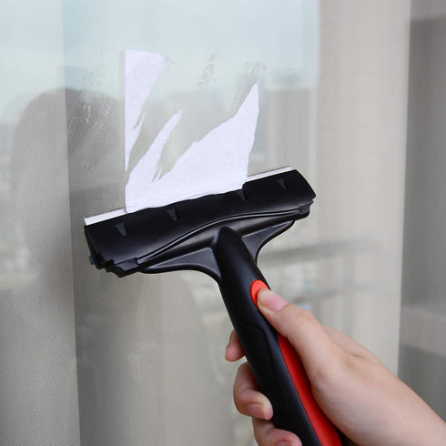 6" 10 EHDIS Razor Blade Scraper, Scraper Adhesive Remover Tool with Double-Edge Blades for Cleaning Paint, Caulk