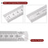 2pcs Stainless Steel Ruler, 15cm/6" Length x 1/36" Thick Measuring Tools for Woodworking Painting Craft