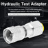 Hydraulic Test Adapter G1/4 for Lab Pumps, M16x2 Thread Pressure Test Point Coupling for Hydraulic System Detection
