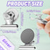 VNDUEEY 60 Pack Magnetic Clips, Heavy Duty Refrigerator Magnets, Whiteboard Magnets for Office, Home, Classroom (Silver)