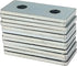 2 Hole Tie Flat Plate Connector Brace Bracket, Fit for 1/2" Bolt in 1-5/8" Strut Channel, 12 Pack