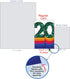 The Best Card Company Jumbo 10th Milestone Anniversary Congratulations Notecard w/Envelope, 8.5 x 11
