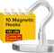 X-Bet Magnetic Hooks 130LBS, Heavy Duty Neodymium Hooks for Cruise Cabins, Strong Rare Earth Magnet Hooks (Pack of 10)