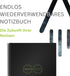 Rocketbook Core Reusable Spiral Notebook - Executive Size 6x8.8, Black, Dotted Pages, App-Connected, Durable Cover