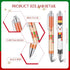 Cholemy 200 Pcs Christmas Pens Bulk, Xmas Novelty Ballpoint Pens with Black Ink for School Office Home