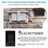 Black GFCI Outlet 20 Amp, GFCI Outlet Receptacle with LED Indicator, 20 Amp 125 Volt Wallplate and Screws Included ETL