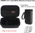 Carrying Case for NIIMBOT D11/ for LMASBLTER D11 Label Maker Machine, Portable Mini Bluetooth Label Printer Travel Bag, Small Handheld Labeler Storage Holder,Mesh Pocket Fits Label Paper,Black
