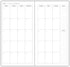 Nokingo 3-Pack Travelers Notebook Calendar, Undated Traveler Notebooks Monthly, 4.25"x8.25" Inserts