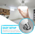 E27 Bulbs, Bulbs 24W 220V 4.7 inch, E27/26 (1 Pack) DOITOOL UFO Garage Light LED Light Equivalent Efficient, Standard