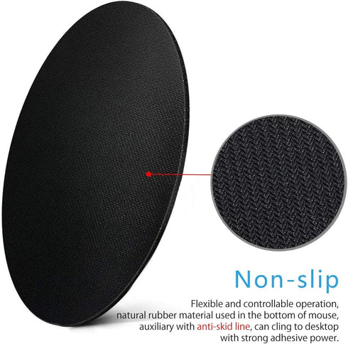 Cute Personalized Mouse Pads, Funny Animal Chameleon Round Non-Slip Rubber Mouse Pad for Computers Laptop