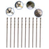 Twist Drill Bits, Mtsooning 10PCS 2.5mm Micro HSS Cobalt Metric Spiral Rotary Tool for Stainless Steel Wood Plastic Copper Aluminum Sets