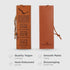 Christian Art Gifts Vegan Faux Leather Scripture Bookmark for Men - Hope in The Lord, Isaiah 40:31