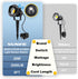 20W 120V 3000K 6 3-Plug SUNVIE Outdoor Landscape Spotlights Waterproof Dusk to Dawn Spot Lights Outdoor LED Spotlight