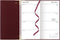 Letts of London Classic Slim Week to View Planner, Burgundy, 8.63-inch Length, Monthly Planners