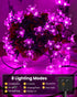 60 Brightown LED Solar String Lights Flower Outdoor Waterproof Fairy Lights for Garden Yard Fence Patio Christmas Tree