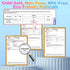 QUASON 18 2.24"x0.98" Rolls Kids Camera Paper Roll Refill Compatible with Most Instant Print Cameras for Kids BPA Free