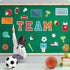 Sports Cutouts, Sport Balls Paper Decorations for Classroom, Themed Birthday Party Supplies for Kids