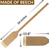 Giant Wooden Mixing Paddle 36-in Beech, Heavy Duty Stirring Spatula for Cooking, Brewing, and Camping