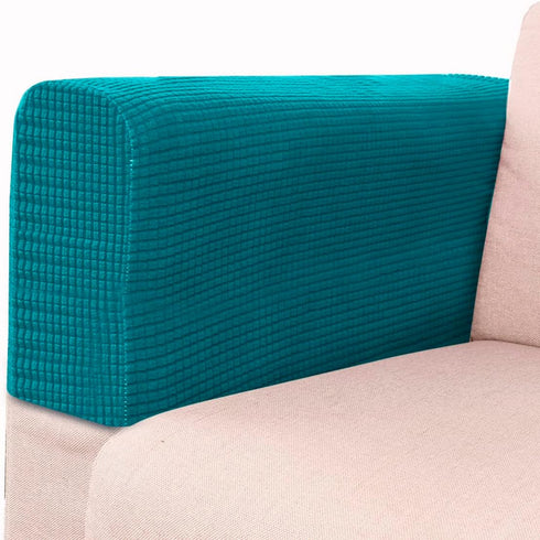 SUPVOX 2pcs Stretch Sofa Armrest Protector Covers for Recliner Grip, Couch Chair Covers, Elasticity Interior Towel