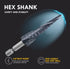 Upgrade M35 Cobalt Step Drill Bit with Ultra TiAIN Coating, 1/8"-7/8" (3PCS) Unibit Step Bit for Metal & Wood