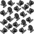 VNDUEEY 20 Pack Black Fridge Magnets, Heavy Duty Magnetic Clips for Whiteboard, Locker, Photo Displays at Home