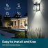 Bulbs A19 Bulbs 9.5W Bulbs, 75 1200 E26 5000K 6 Pack Linkind Dusk to Dawn Light Outdoor, Sensor Led Automatic On/Off
