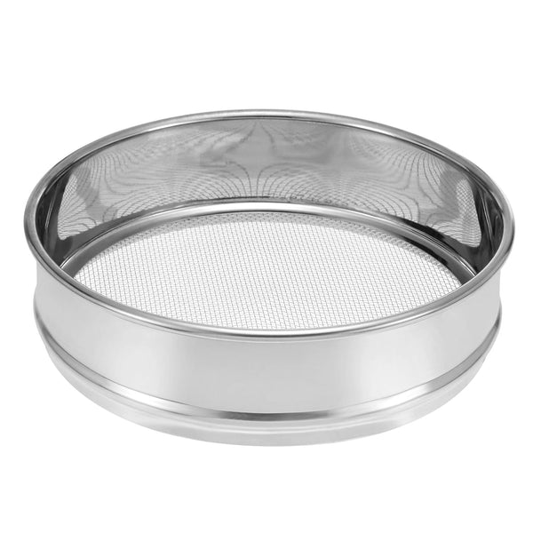 PATIKIL 12 Mesh Lab Sieve, 8" Diameter Test Sieve with 304 Stainless Steel Wire Cloth for Industrial Laboratory