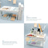 souG Desktop Storage Rack Organizer for Kitchen, Bathroom, Office, Double-Layer Cosmetic & Stationery Holder (White)
