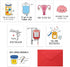 Chiisong 24 Sets Funny Nurse Thank You Cards Nurse Pun Appreciation Cards with