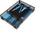 Small Metal Drawer Organizer - Pen Pencil Mesh Desk Organizer Tray for Office, Bathroom, Kitchen