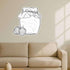 Azeeda (DW00162226) 'Strawberry Jam' White Premium Vinyl Decal Sticker Waterproof, Durable & Easy to Apply - Ideal