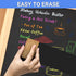 JR.WHITE Liquid Chalk Markers, 18 Pack Wet Erase Markers for Acrylic Fridge Calendar, Fine Tip for Various Surfaces
