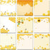 Bee Sticky Notes 9 Pieces, 3x3 Inch Cute Bee Note Pads for School Office Home Supplies