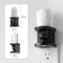 2 Pack, 0-100LM Dimmable 1800K Briignite Flameless Candle Night Light, Night Lights Plug into Wall, Candle Nightlight