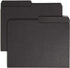 Smead Reversible File Folder, 1/2-Cut Printed Tab, Letter Size, Black, 100 per Box (10364)