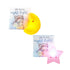 Comforting Moon Night Light with Soft Baby Book