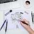 MyLifeUNIT 22 Pcs 2.0 mm Mechanical Pencils Set, 8 Pcs Lead Pencils with 10 Case Lead Refills for Drawing