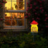 Mushroom Solar Lights Outdoor, Waterproof Fairy Houses Lights Mushroom Garden Decor Decorative Solar Powered Garden Stake Lights for Outside Lawn Walkway Patio Yard (Red)