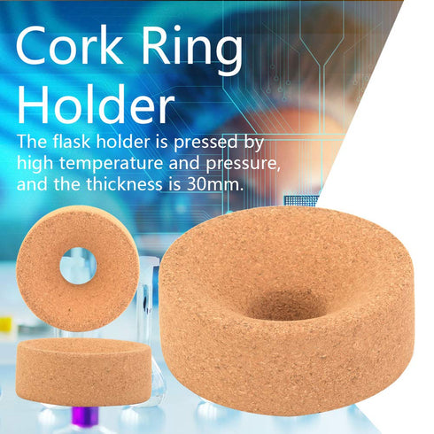 Laboratory Flask Cork Stand, Synthetic Cork Stand Mat Ring Holder for Round Bottom Flask (80mm)