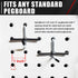C&T 278 Piece Pegboard Hooks Assortment Kit, Organizer Set with Bins for Hanging Tools and Garage Organization