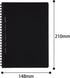 KOKUYO D Shaped Soft Ring Notebook, A5, 5mm Grid Ruled, 70 Sheets, Black, Japan Import (SU-SV437S5-D)