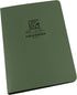 Rite in the Rain All-Weather Binder, 1/2" Ring, Green, 5 5/8" x 7 7/8" (No. 9200)