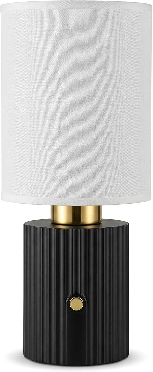 Modern Cordless Table Lamp - Rechargeable Battery Operated Desk Lamp with Dimmable