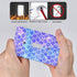 Purple Mermaid Scales Single Toggle Light Switch Plate Cover, Decorative Wall Plate for Home Bedroom Kitchen