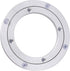 ChiweiJ (8 inches*H8.5MM) Heavy Duty Aluminium Alloy Rotating Bearing Plate, Round Table Turntable for Dining Cake